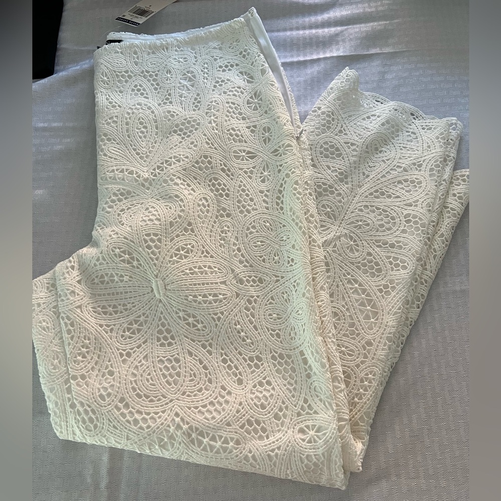 NWT Lauren Ralph Lauren Women’s Lace straight leg pants size 8